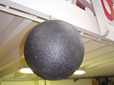 Black Hanging Polystyrene Balls