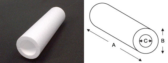 Polystyrene Tube Diagram